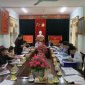 Ban Điều phối Vệ sinh ATTP tỉnh Thanh Hóa làm việc thẩm tra công tác duy trì xã ATTP tại xã Cẩm Ngọc