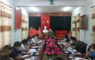 BCĐ 35 huyện Cẩm Thủy kiểm tra và làm việc tại xã Cẩm Ngọc